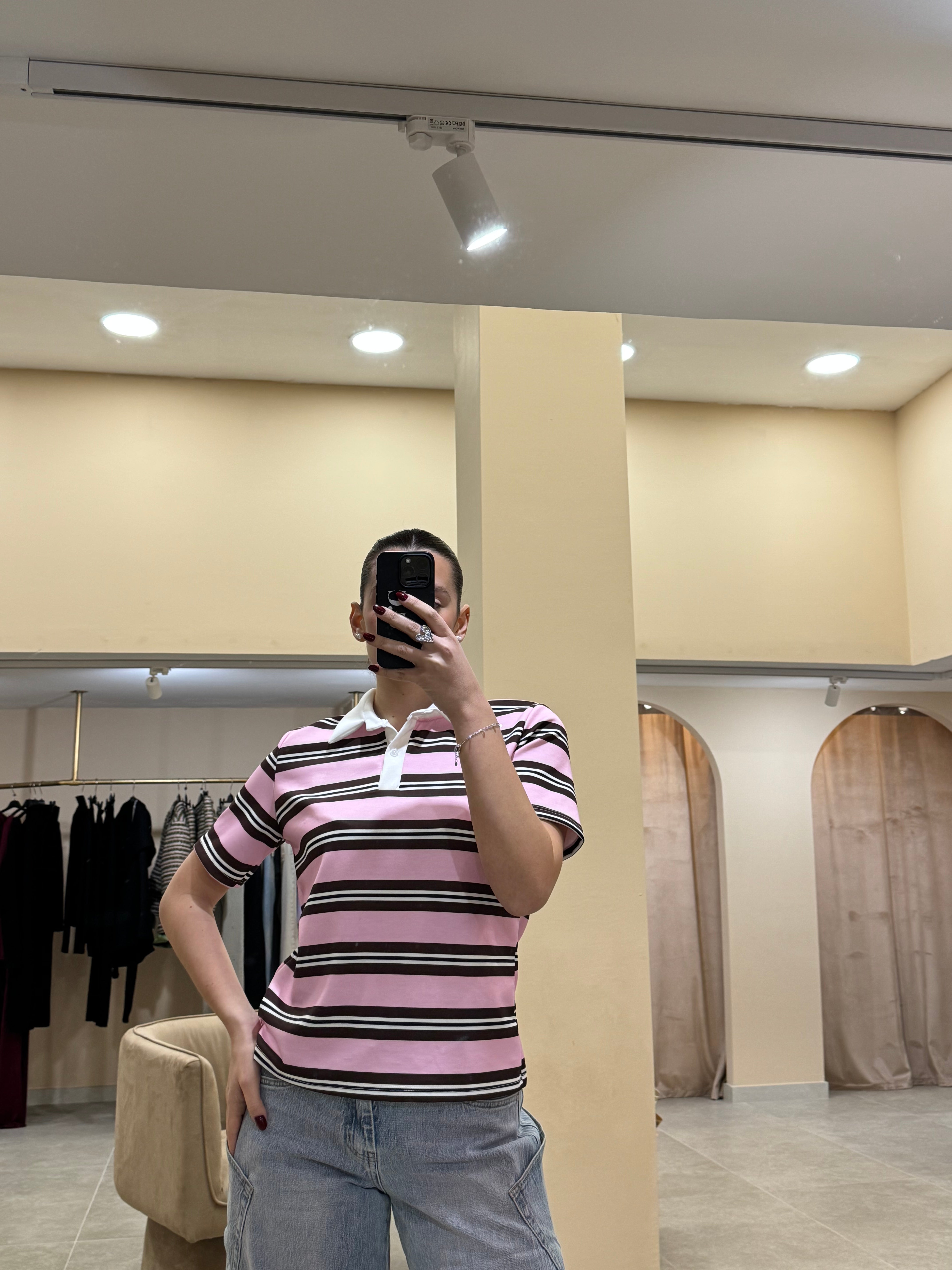 Polo a righe