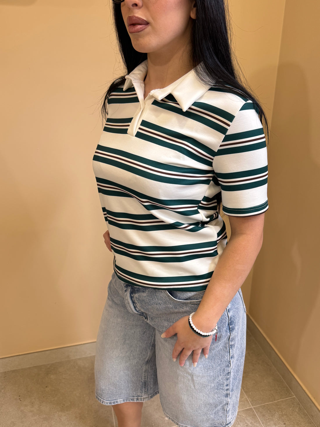 Polo a righe